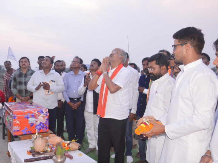 कबीर साहेब जी की विश्व की सबसे विशाल प्रतिमा की प्राण प्रतिष्ठा में शामिल हुए बृजमोहन अग्रवाल