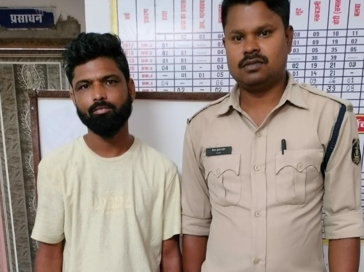 मारपीट एवं चाकू से आतंकित करने वाला आरोपी शेख समीर गिरफ्तार…