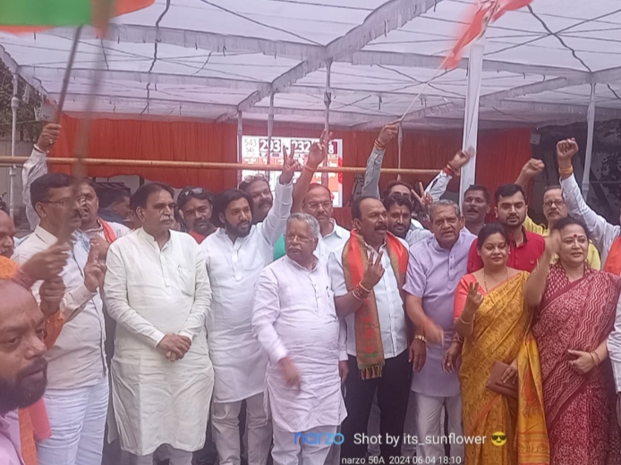 ऐतिहासिक सफलता पर भाजपा जनों ने मनाया जश्न…