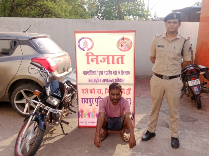 थाना आमानाका क्षेत्रांतर्गत चोरी हुये मोटर सायकल बरामद मोटरसाइकिल चोर गिरफ्तार…