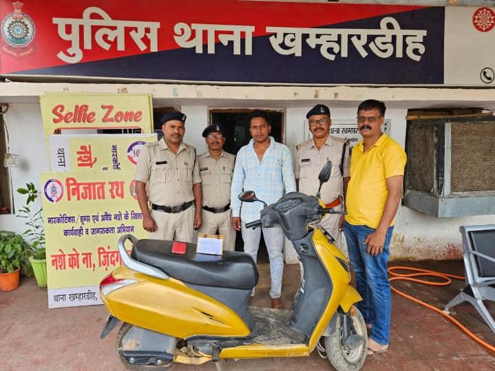 थाना खम्हारडीह क्षेत्र में प्रतिबंधित नशीली टेबलेट के साथ 01 आरोपी गिरफ्तार…