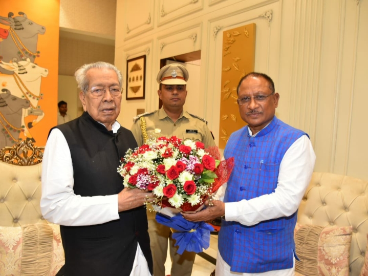 राज्यपाल हरिचंदन को मुख्यमंत्री साय ने सुदीर्घ और स्वस्थ जीवन की दी शुभकामनाएं…