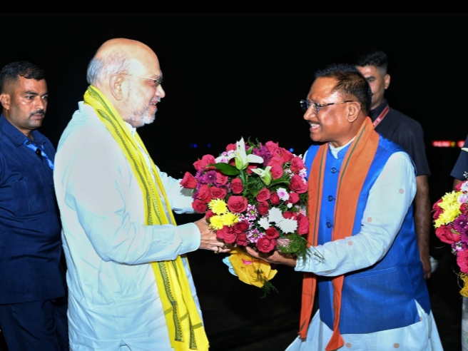 केंद्रीय गृह मंत्री अमित शाह छत्तीसगढ़ के तीन दिवसीय प्रवास पर राजधानी रायपुर पहुंचे…