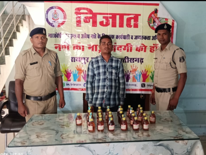 थाना मुजगहन जिला रायपुर की कार्यवाही, अवैध शराब बिक्री करते आरोपी गिरफ्तार…