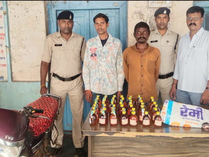 थाना आरंग क्षेत्रांतर्गत अवैध रूप से शराब बिक्री करते 02 आरोपी गिरफ्तार…