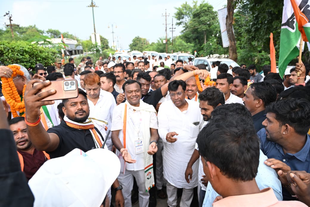 सडढू में पंकज शर्मा के नेतृत्व में न्याय-यात्रा के काफिला का स्वागत किया गया…