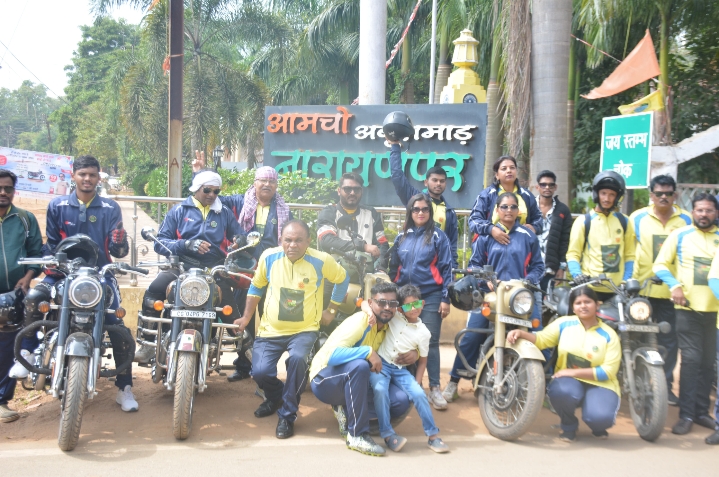 बस्तर संभाग से राजधानी लौटी राइड फ़ॉर पीस बुलेट रैली…