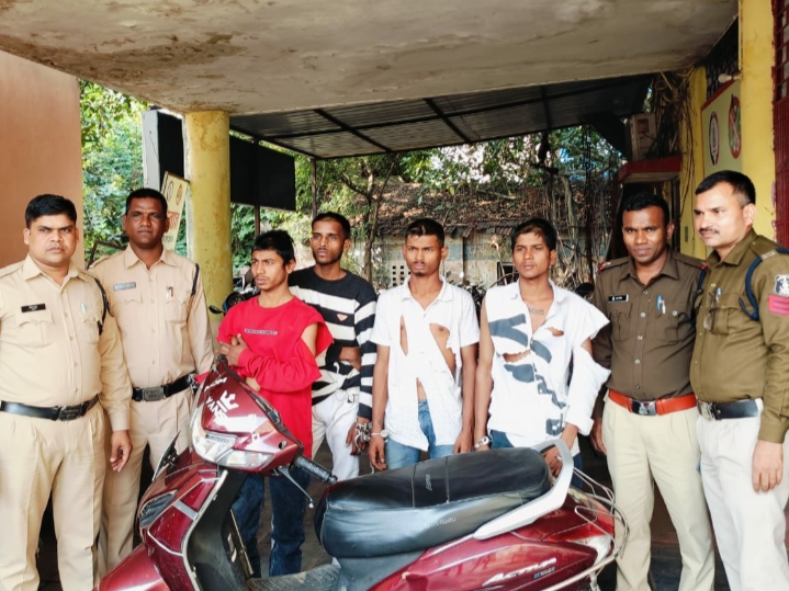 चाकू से वार कर लूट की घटना को अंजाम देने वाले कुल 04 आरोपी गिरफ्तार…