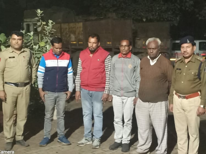 चोरी का ट्रक ट्रेलर कटिंग करने एवं खरीदी बिक्री करने वाले कुल चार आरोपी हिरासत में…