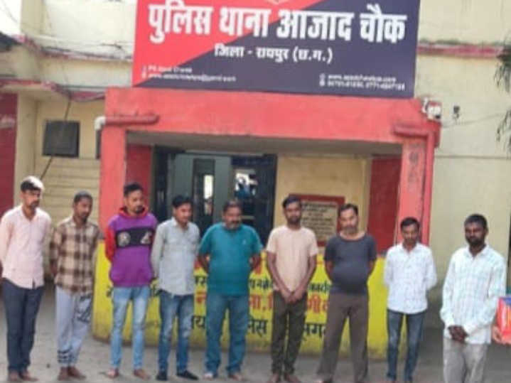 थाना आजाद चौक क्षेत्र के निगरानी बदमाश एवं गुण्डा बदमाशो का किया गया थाना आहुत…