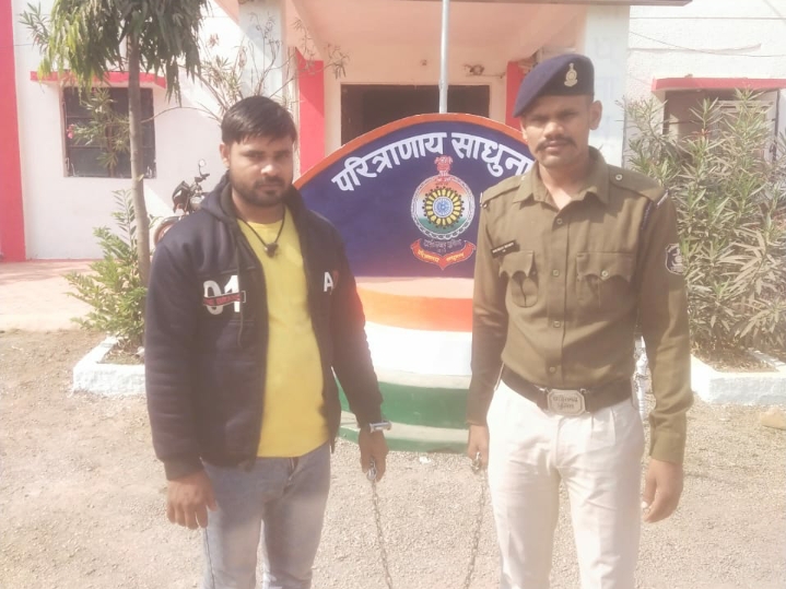 मंदिरों से मूर्ति चोरी करने वाला आरोपी सुरेन्द्र कुर्रे गिरफ्तार…