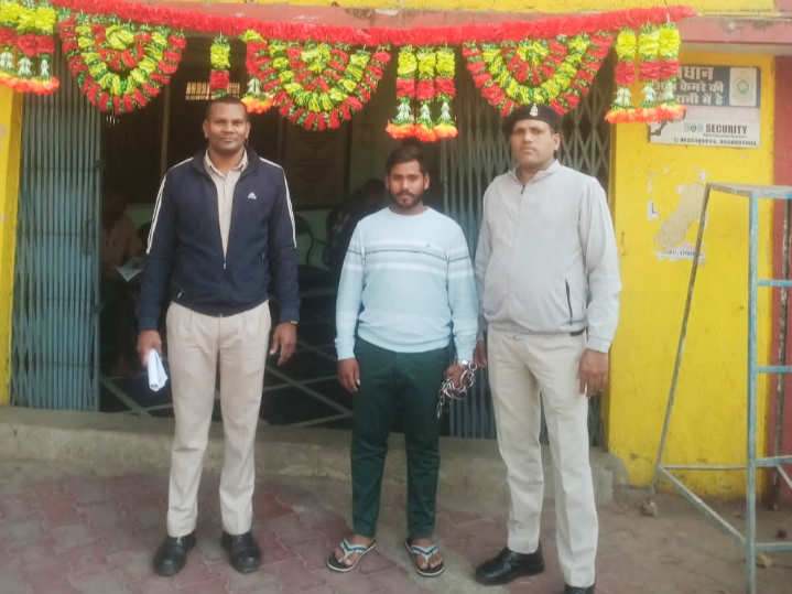 अवैध गांजा के साथ आरोपी नोहर ध्रुव गिरफ्तार…