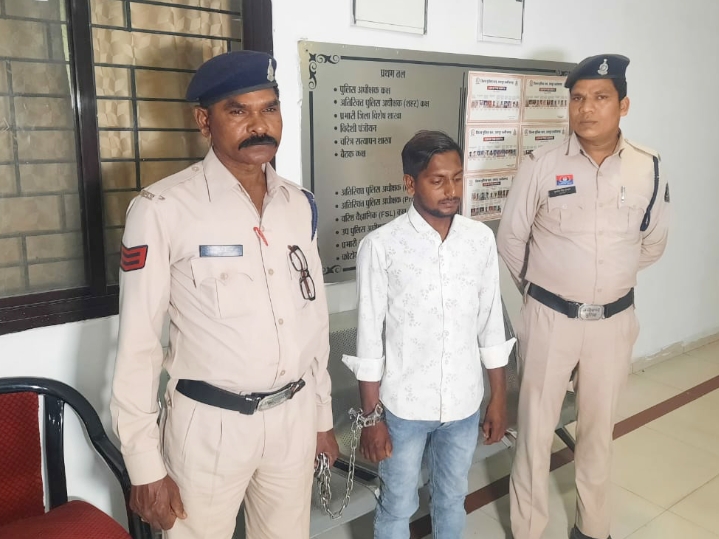 हत्या की घटना को अंजाम देने वाला फरार आरोपी उत्तम साहू गिरफ्तार…