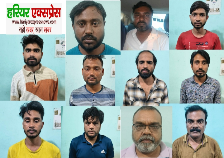 देह व्यापार संचालित करने वाले लगभग 01 दर्जन आरोपी गिरफ्तार…