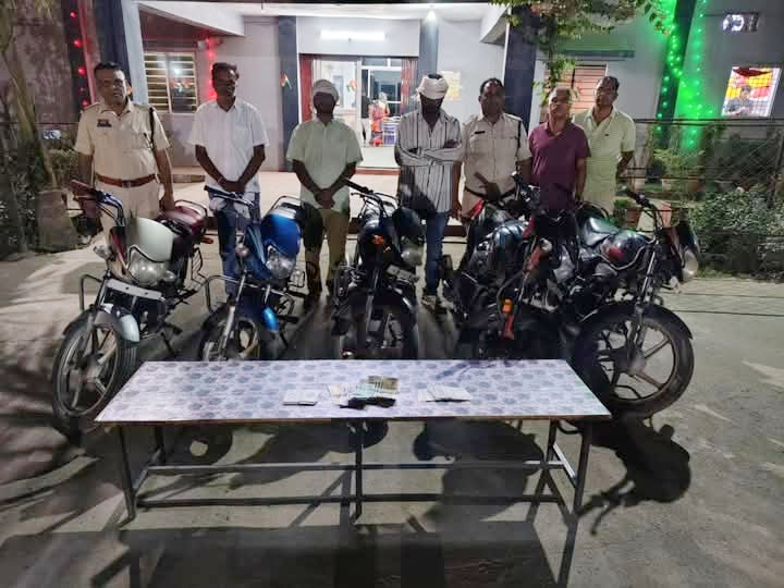उरगा पुलिस की कार्रवाई, जुआ खेलते 03 आरोपी गिरफ्तार…