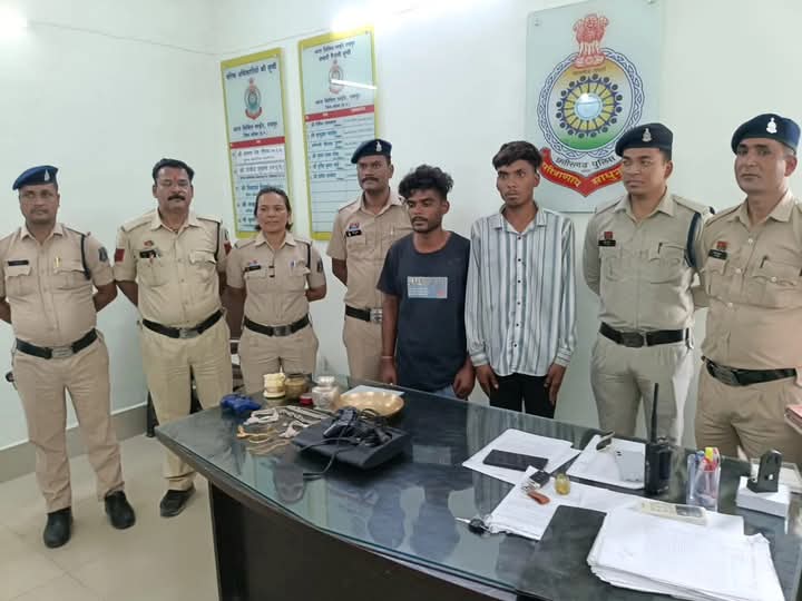 थाना सिविल लाईन रामपुर पुलिस के द्वारा सीएसईबी कॉलोनी के एनडी क्वाटर में हुई चोरी का खुलासा…