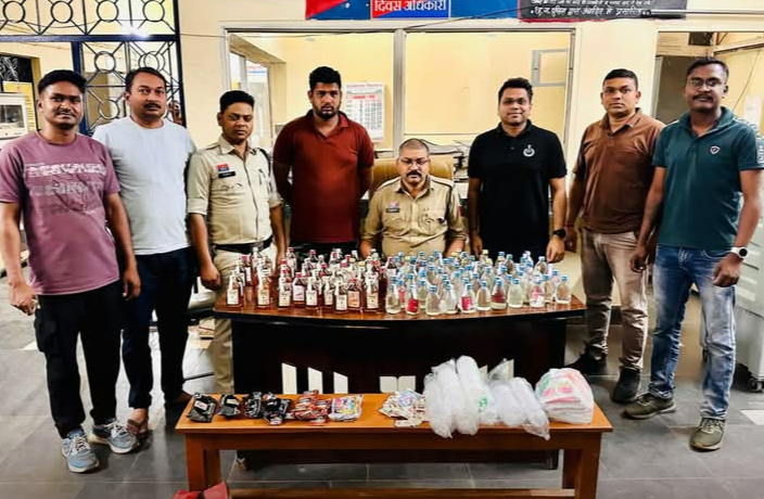 शराब बिक्री के आरोप में चंद्रमोहन साहू उर्फ छोटू गिरफ्तार…