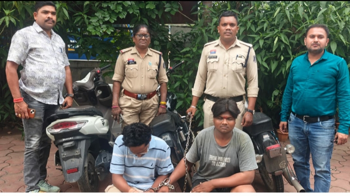 चोरी की 03 नग महंगी दोपहिया वाहनों के साथ 02 आरोपी गिरफ्तार…