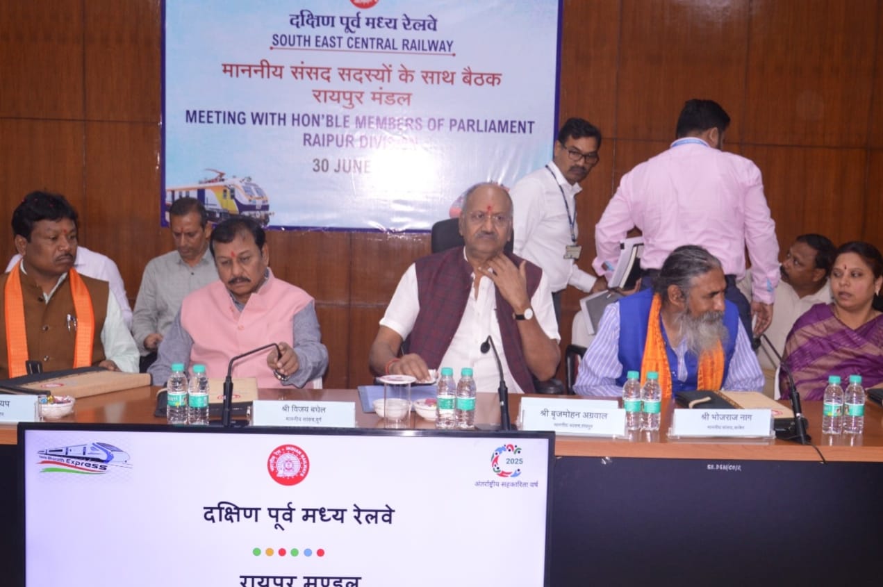 छत्तीसगढ़ में चल रहा है 46 हजार करोड़ रुपए से रेलवे का काम: बृजमोहन अग्रवाल 