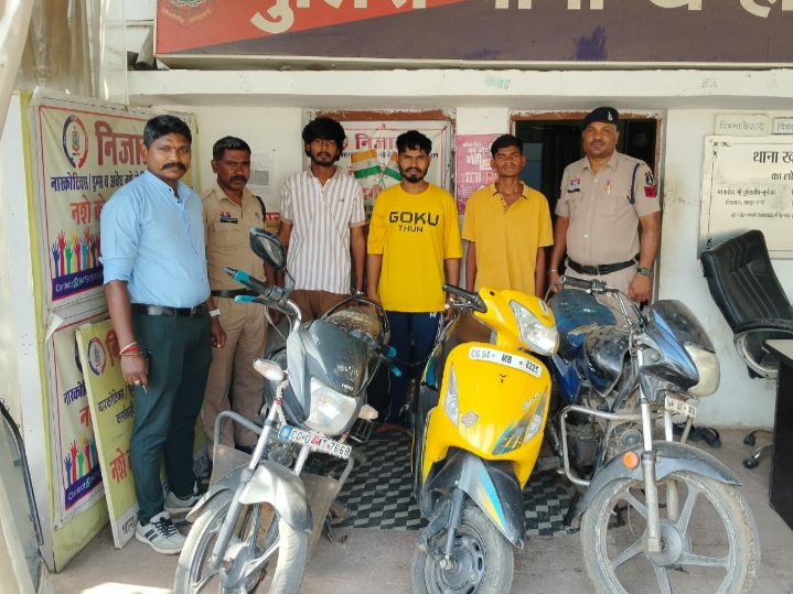 मारपीट कर लूट की घटना को अंजाम देने वाले 03 आरोपी गिरफ्तार…