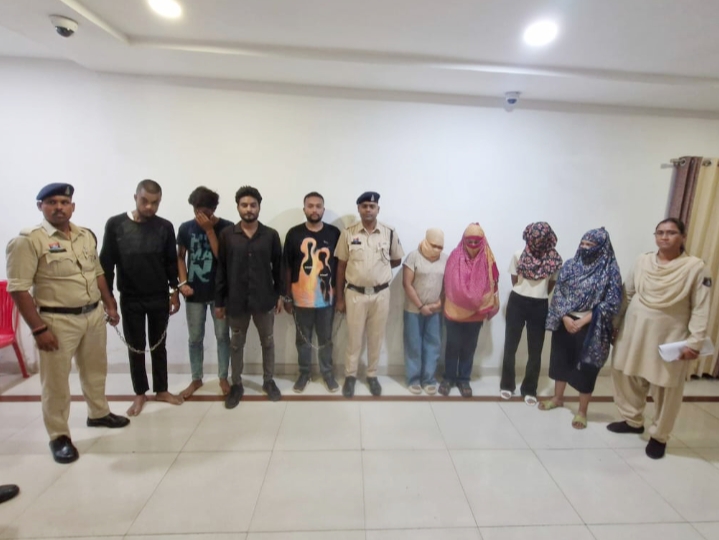 आत्महत्या के लिये उकसाने वाले 08 आरोपी गिरफ्तार…