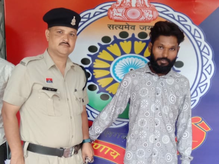 मोटर सायकल चोरी करने वाला आरोपी तुका राम साहू गिरफ्तार…