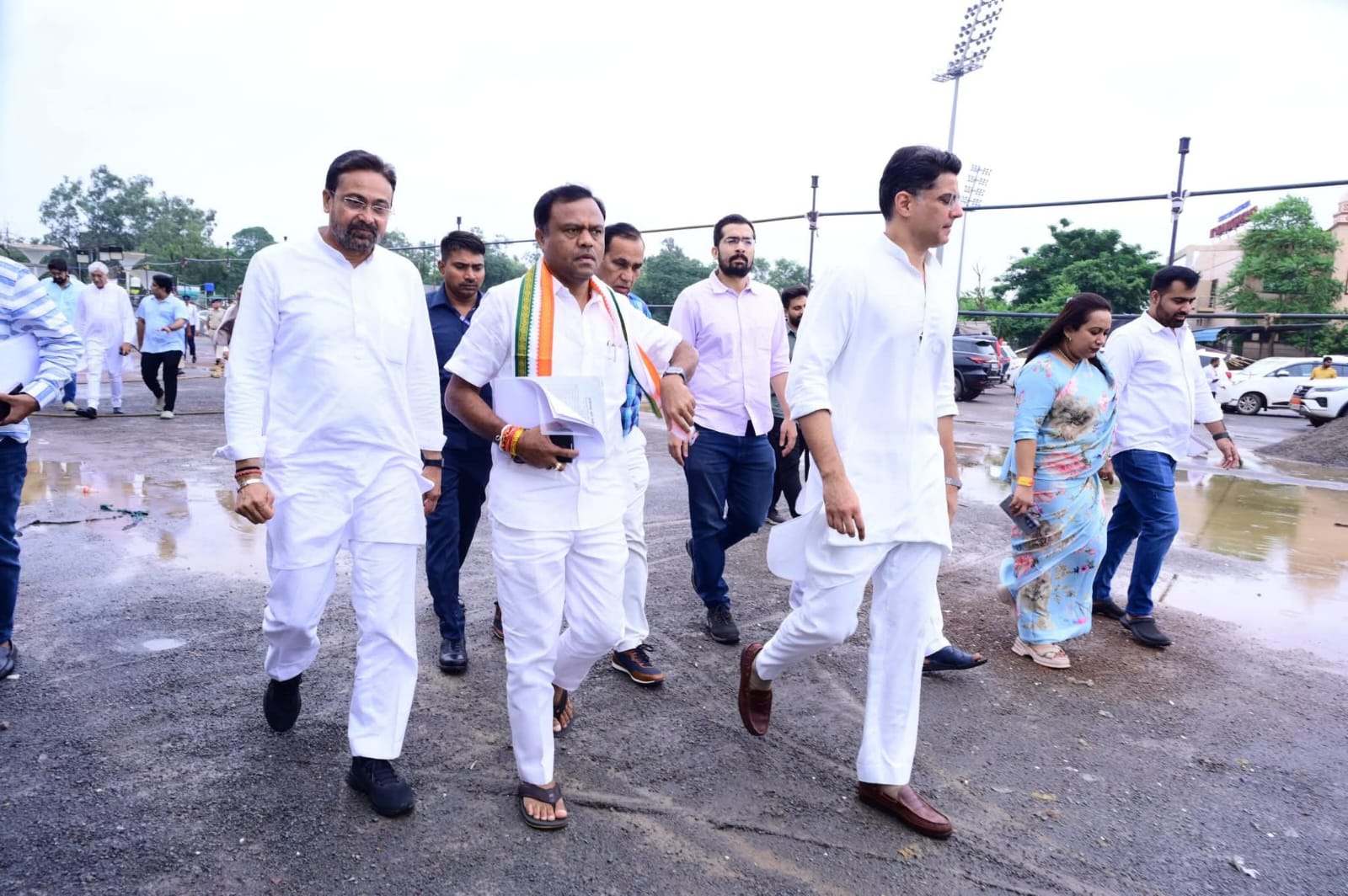 कांग्रेस के राष्ट्रीय महासचिव एवं छत्तीसगढ़ प्रभारी सचिन पायलट ने किसान, जवान, संविधान सभा स्थल का निरीक्षण किया…