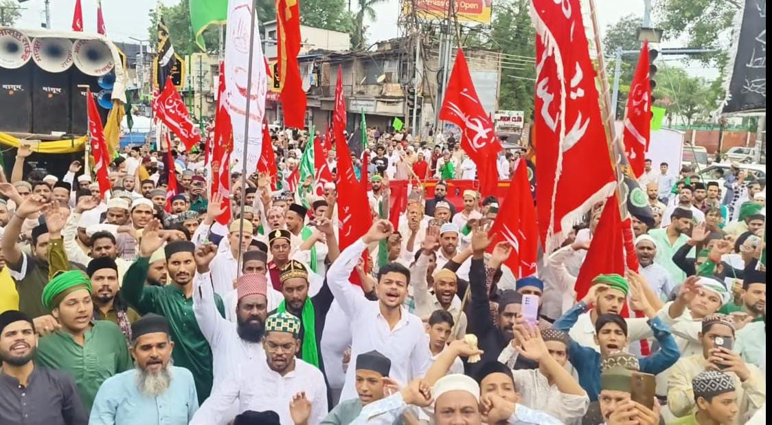 रायपुर में जुलूसे हुसैनी में उमड़ा हुसैनियो का हुजूम, सैयद आलमगीर मियां ने की कयादत…