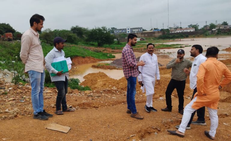 महापौर नंदलाल देवांगन एवं इकराम अहमद ने तालाबों के सौंदरीकरण कार्यों का किया निरीक्षण…