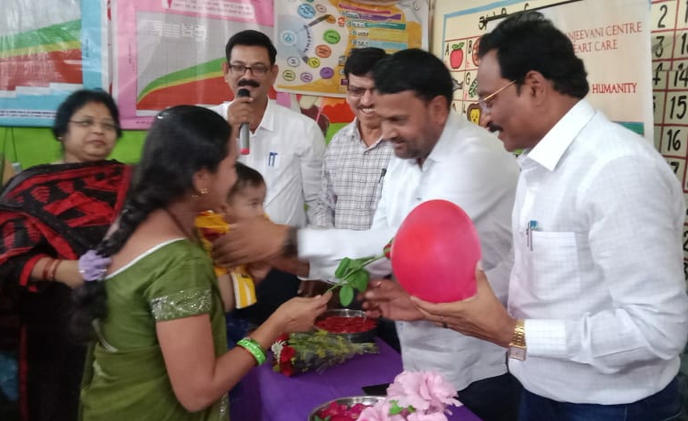 बीरगांव में 150 बच्चों का किया गया स्वास्थ्य परिक्षण…