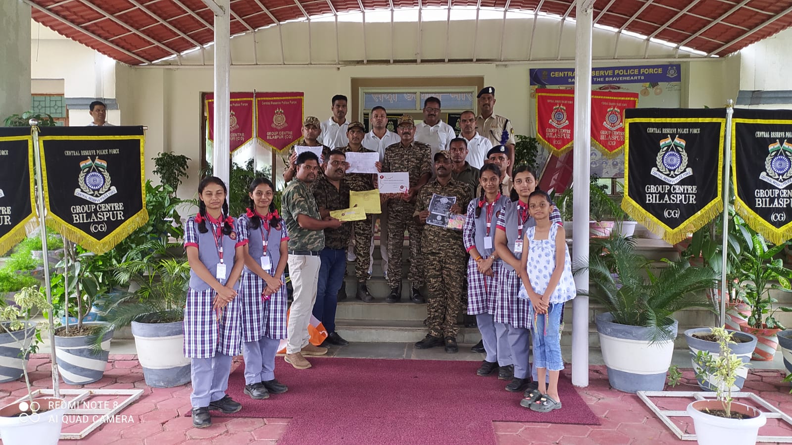 एक राखी वीर जवानों के नाम कार्यक्रम में CRPF बेस कैम्प भरनी में वेल विशर फाउंडेशन द्वारा जा कर जवानों के लिए राखी प्रदान की गई…