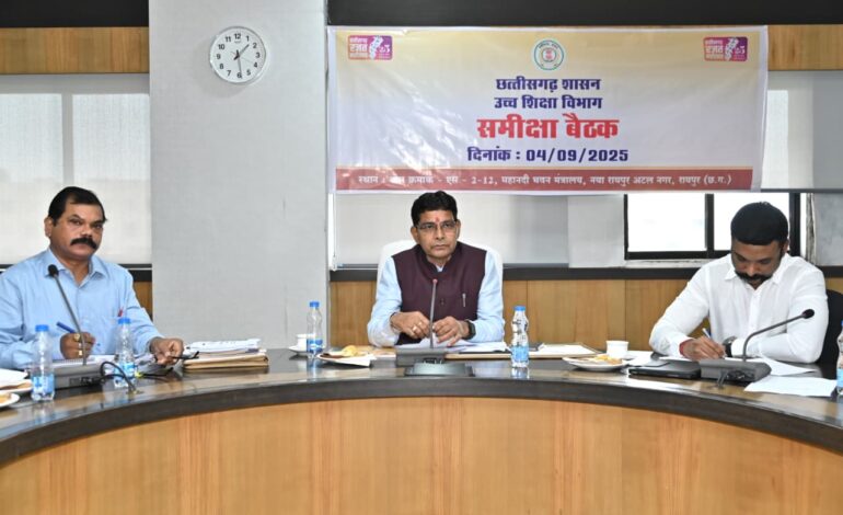 सरकार उच्च शिक्षा में नवाचार और गुणवत्ता सुधार के लिए प्रतिबद्ध : मंत्री टंक राम वर्मा