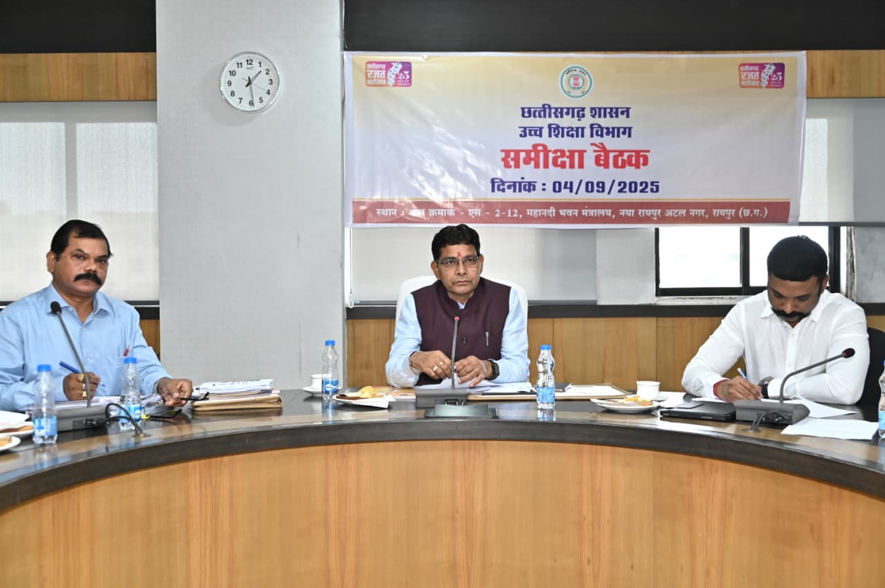 सरकार उच्च शिक्षा में नवाचार और गुणवत्ता सुधार के लिए प्रतिबद्ध : मंत्री टंक राम वर्मा