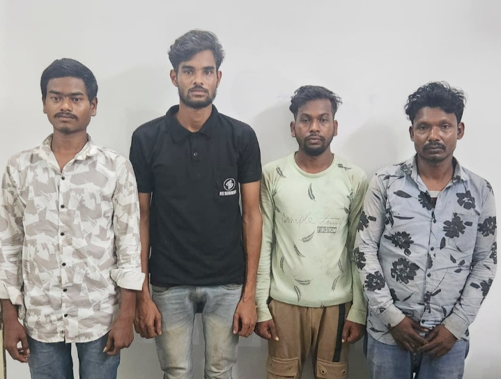 थाना न्यू राजेन्द्र नगर क्षेत्र में पुलिसकर्मी के साथ मारपीट करने वाले 04 आरोपी गिरफ्तार…