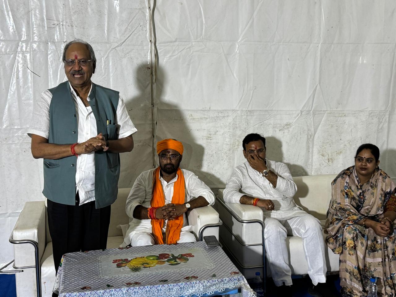 लालगंज में सांसद बृजमोहन अग्रवाल ने चुनावी बैठक ली, संगठन की मजबूती पर दिया जोर…