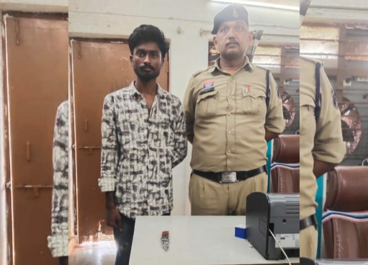 थाना खरोरा पुलिस द्वारा अवैध रूप से रखे बटनदार चाकू के साथ आरोपी को किया गया गिरफ्तार…