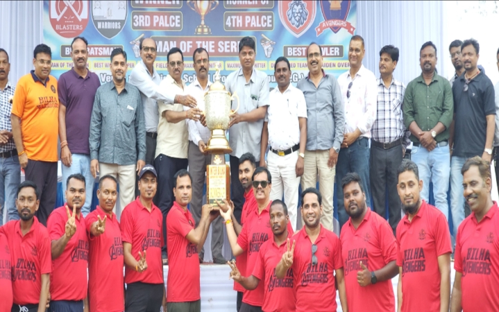 इंटर बिल्हा चैंपियंस ट्रॉफी 2025 में बिल्हा हंटर्स ने लहराया जीत का परचम, फाइनल में बिल्हा एवेंजर्स को 62 रनों से पराजित कर किया ट्रॉफी अपने नाम…