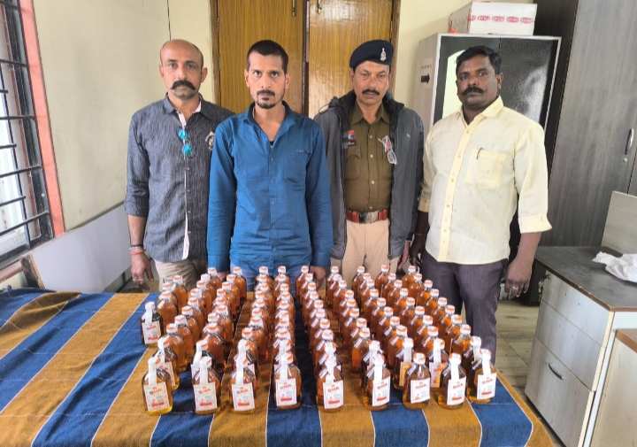 अवैध रूप से शराब के साथ हिस्ट्रीशीटर रवि साहू सहित कुल 04 आरोपी गिरफ्तार…