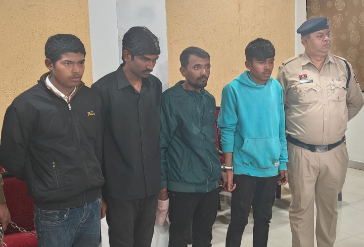 पुरानी रंजिश को लेकर हत्या एवं जानलेवा हमला करने वाले 04 आरोपी एवं विधि के साथ संघर्षरत 01 बालक सहित कुल 05 गिरफ्तार…