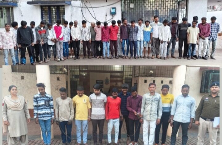 अपराधियों के विरूद्ध विशेष अभियान, 62 आरोपियों को भेजा गया जेल…