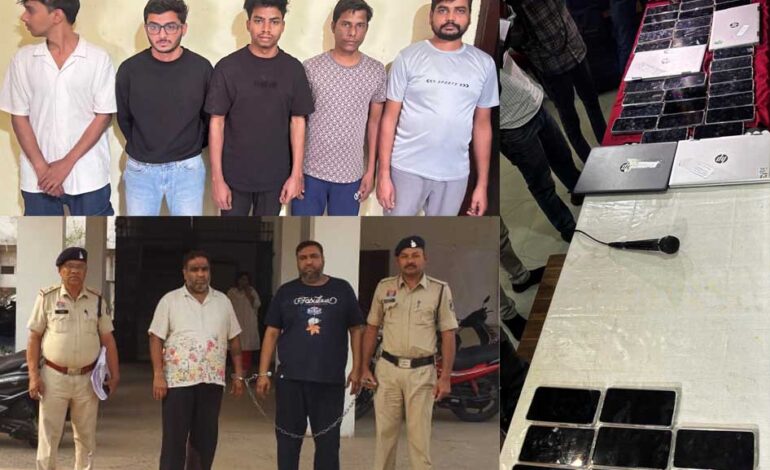 सट्टा और पेमेंट गेटवे चलाने वाले गिरोह का भंडाफोड़, रायपुर-गोवा से 7 गिरफ्तार…