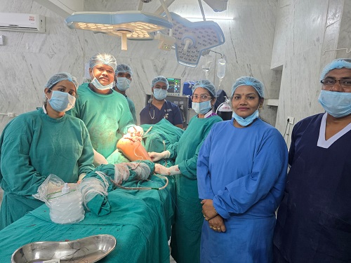 जिला चिकित्सालय बालोद के चिकित्सकों के द्वारा जांघ की हड्डी का किया गया सफल ऑपरेशन…