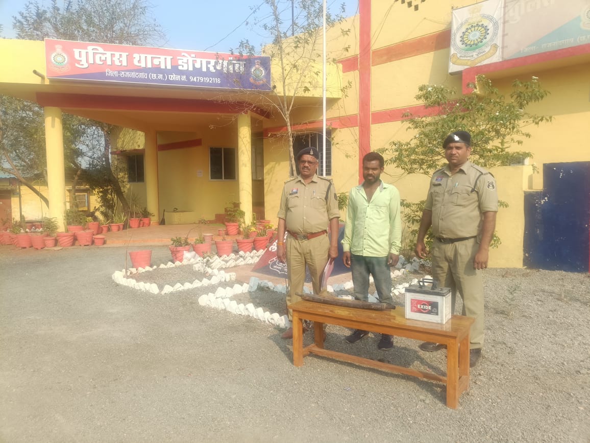 चोरी की घटना का थाना डोंगरगांव पुलिस द्वारा सफलता पूर्वक खुलासा…