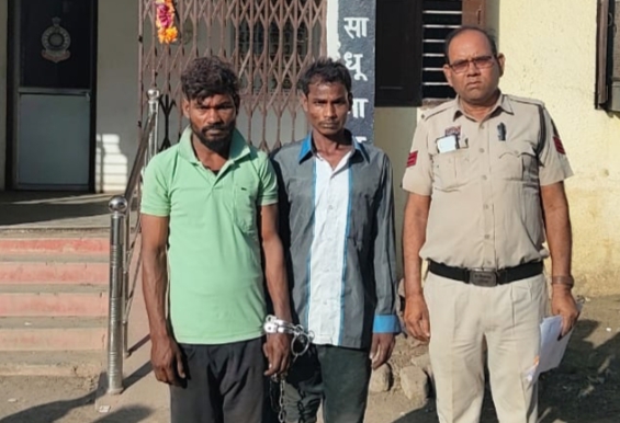 हत्या की घटना को अंजाम देने वाले 02 भाई गिरफ्तार…