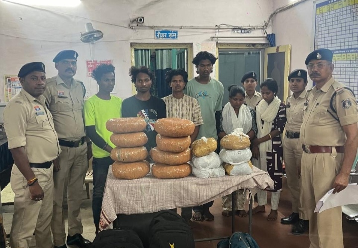 गांजा तस्करी करते उडीसा/म.प्र. का अंतर्राज्यीय तस्कर गिरोह गिरफ्तार…