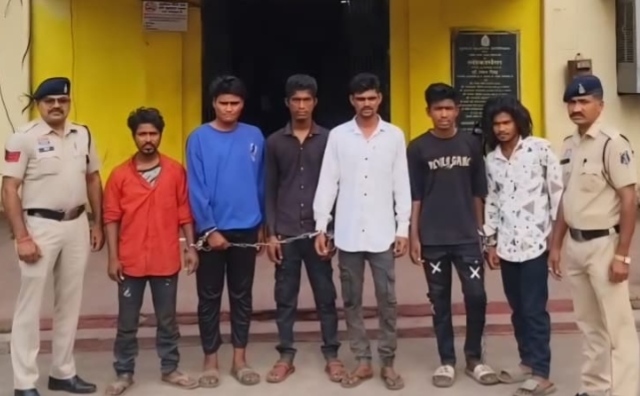नकबजनी के प्रकरण में 06 आरोपी गिरफ्तार…
