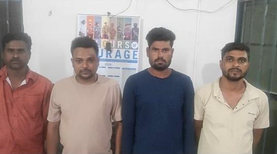 हत्या की घटना को अंजाम देने वाले 04 आरोपी हुए गिरफ्तार…