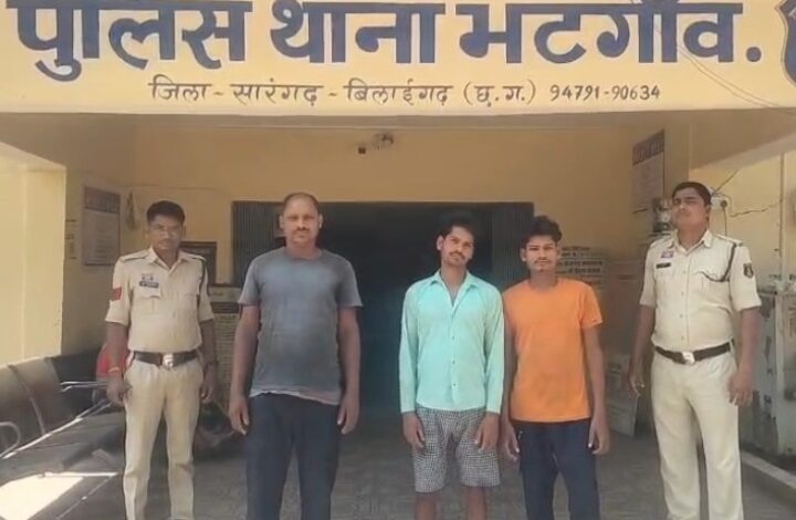 बिलाईगढ़ में संदिग्ध मांस बिक्री के आरोप में 03 गिरफ्तार…