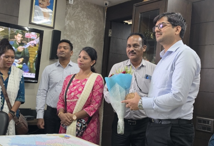 रायपुर नगर निगम में नवपदस्थ आयुक्त संबित मिश्रा का हुआ आत्मीय स्वागत…
