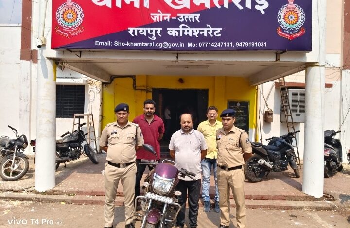 मितानित के घर विस्फोटक पदार्थ रखकर फरार आरोपी विनय कुमार देवांगन को खमतराई पुलिस ने किया गिरफ्तार…